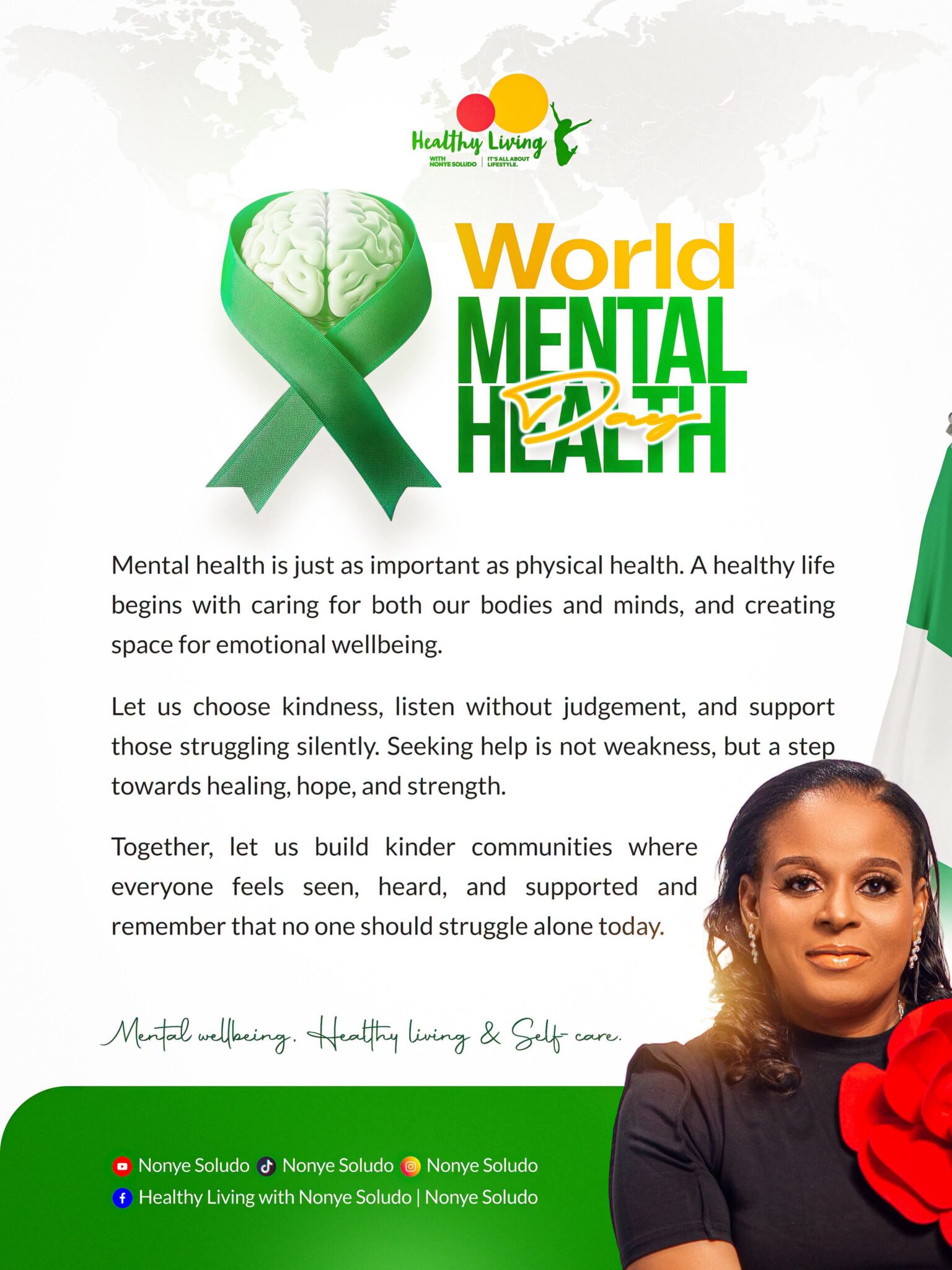 Nonye Soludo Urges Open Conversations to End Mental Health Stigma