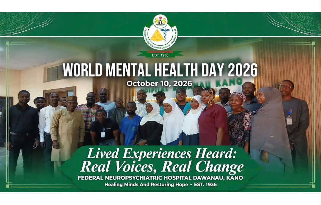 World Mental Health Day: Kano Hospital Chief Urges Compassion, Respect for Patients’ Voices